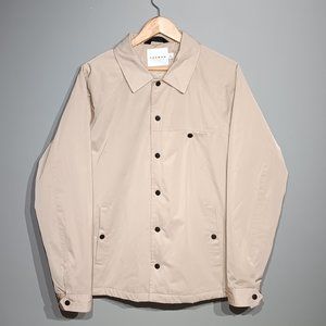 Beige Topman Coach Jacket (Men's Size Large)